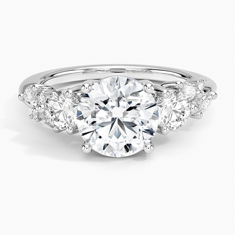 Platinum Arden Three Stone Diamond Ring