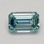 1.06 Ct. Fancy Intense Green Blue Emerald Lab Grown Diamond