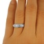 The Eva Ring, smalltop view on a hand