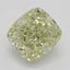 2.24 Ct. Fancy Brownish Greenish Yellow Cushion Diamond