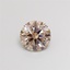 1.24 Ct. Very Light Brown Round Lab Grown Diamond
