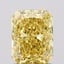 1.52 Ct. Fancy Vivid Yellow Radiant Lab Grown Diamond