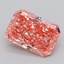 2.50 Ct. Fancy Vivid  Pink Radiant Lab Grown Diamond
