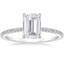 18K White Gold Demi Three-Quarter Coverage Diamond Ring (1/3 ct. tw.), smalltop view