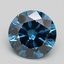 2.60 Ct. Fancy Vivid Blue Round Lab Grown Diamond