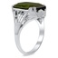 The Loraine Ring, smalltop view on a hand