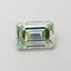 0.52 Ct. Fancy Vivid Green Emerald Lab Grown Diamond