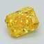2.41 Ct. Fancy Vivid Yellow Radiant Lab Grown Diamond
