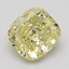 1.01 Ct. Fancy Yellow Cushion Diamond