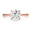 Custom Tapered Filigree Diamond Ring