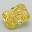2.12 Ct. Fancy Vivid Yellow Radiant Lab Grown Diamond