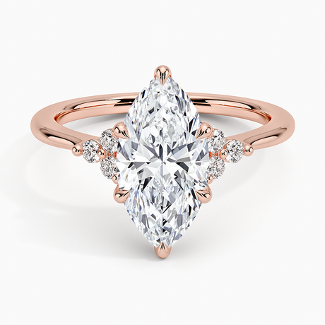 14K Rose Gold Melody Diamond Ring