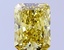 7.03 Ct. Fancy Intense  Yellow Radiant Lab Grown Diamond
