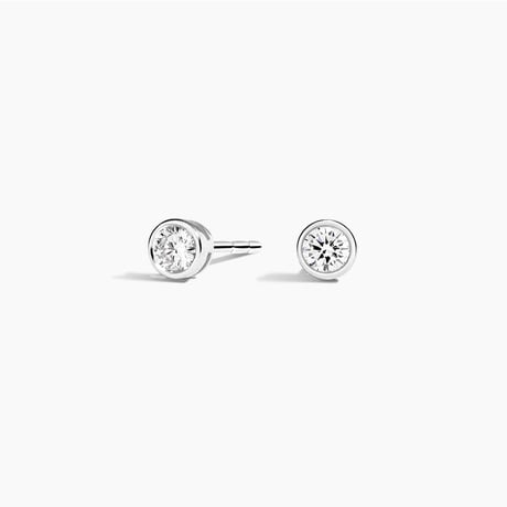 Lab Diamond Bezel Stud Earrings (1/4 ct. tw.)