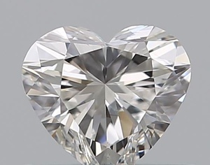 Heart diamond — real photo