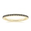 18K Yellow Gold Luxe Ballad Black Diamond Ring (1/4 ct. tw.), smalltop view