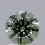 0.96 Ct. Fancy Intense  Green Round Lab Grown Diamond