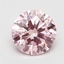 4.08 Ct. Fancy Intense  Pink Round Lab Grown Diamond