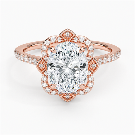 Reina Halo Diamond Ring - Brilliant Earth