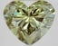 4.70 Ct. Fancy Vivid Green Heart Lab Grown Diamond