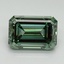 3.13 Ct. Fancy Vivid Green Emerald Lab Grown Diamond