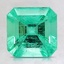 8.3mm Asscher Colombian Emerald