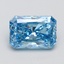 1.63 Ct. Fancy Vivid Blue Radiant Lab Grown Diamond