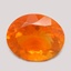 13.0x10.5mm Unheated Orange  Oval   Opal