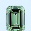 3.01 Ct. Fancy Vivid Green Emerald Lab Grown Diamond