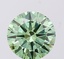 1.90 Ct. Fancy Vivid  Green Round Lab Grown Diamond