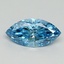 0.95 Ct. Fancy Vivid Blue Marquise Lab Grown Diamond