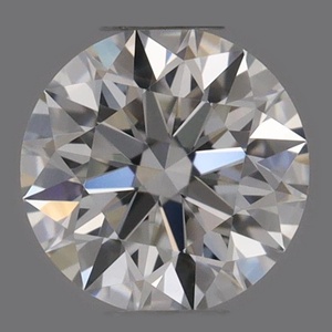 Round diamond — real photo