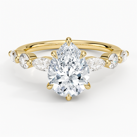 18K Yellow Gold Grand Versailles Diamond Ring