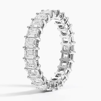 Emerald Eternity Lab Diamond Ring (3 ct. tw.)