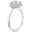18K White Gold Corinna Diamond Ring, smallside view