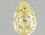 1.07 Ct. Fancy Vivid Yellow Pear Lab Grown Diamond