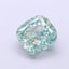 2.01 Ct. Fancy Vivid Green Cushion Lab Grown Diamond