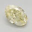 1.35 Ct. Fancy Intense Yellow Oval Lab Grown Diamond