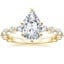 18K Yellow Gold Versailles Three-Quarter Coverage Diamond Ring (1/2 ct. tw.), smalltop view