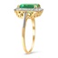 The Dulciana Ring, smalltop view on a hand
