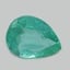 7.9x6.0mm  Green  Pear   Emerald