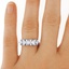 The Lana Ring, smalltop view on a hand