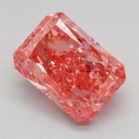 1.11 Ct. Fancy Vivid Pink Radiant Lab Grown Diamond