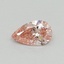 0.30 Ct. Fancy Vivid Pink Pear Lab Grown Diamond