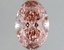 1.06 Ct. Fancy Vivid Pink Oval Lab Grown Diamond