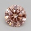 2.00 Ct. Fancy Intense Pink Round Lab Grown Diamond