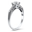 The Allyson Ring, smalltop view on a hand