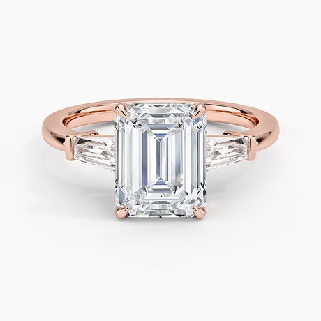 14K Rose Gold Symphony Three Stone Diamond Ring (1/2 ct. tw.)