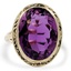 Edwardian Amethyst Cocktail Ring