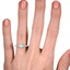 The Rihanna Ring, smallzoomed in top view on a hand